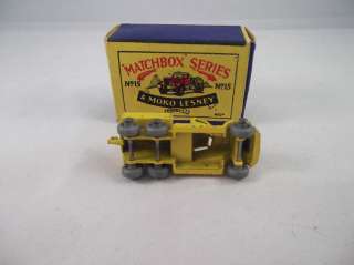 MATCHBOX LESNEY NO 15A DIAMOND T PRIME MOVER IN YELLOW  