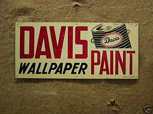 Vintage Davis Paint Sign > Antique Signs Old Wallpaper  