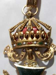   Kingdom DIAMONDS Order of St.Alexander I clas breast star&badge.RR