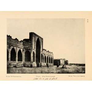  1926 Sinsin Iran Caravansary Inn Architecture Print 