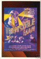 THE INVISIBLE MAN 1933 Claude Rains MOVIE POSTER CARD  