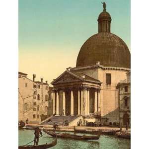  Vintage Travel Poster   San Simeone Piccolo Venice Italy 