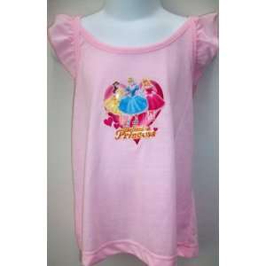    Girl Size 10, Disney Pink Princess Ballerina Summer Shirt Baby