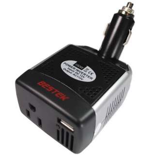 BESTEK 150W car power inverter DC to AC adapter converter USB charger 