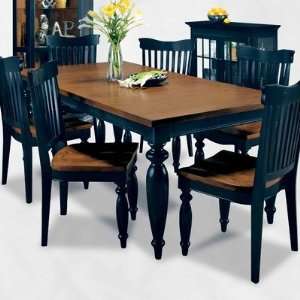  ColorTime Cafe Maspero Dining Table in Pirate Black 