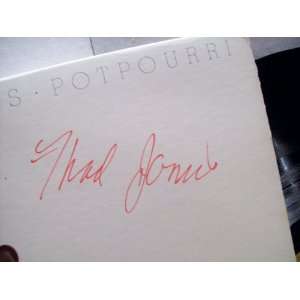  Jones, Thad Mel Lewis LP Signed Autograph Potpourri Jazz 