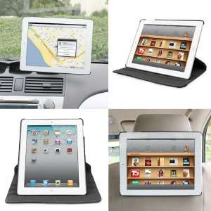  Cover Case Stand with Car Headrest Mount Holder and Suction Mount 