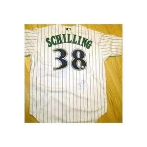  Curt Schilling Autographed/Hand Signed Baseball Jersey 