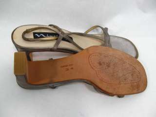 NINA COMFORT Lavender Strappy Sandals Heels Shoes Sz 9  