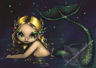 Shimmering Mermaid Jasmine Becket Griffith Art Card  
