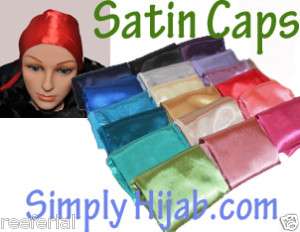 Hijab Caps Satin Bonnet Scarves Shayla Hejab under hat  