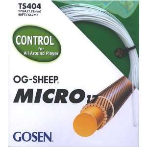 Gosen OG Sheep Micro 17G Tennis String Color Optic Yellow  