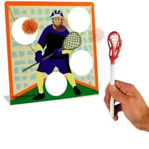   ShootOUT Mini Lacrosse Game, with Red Lacrosse Stick Toys & Games