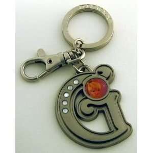  Tinker Bell Letter G Pewter Key Chain Automotive