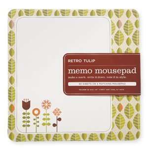  Retro Tulip Memo Mousepad Electronics
