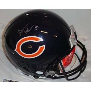  Brian Urlacher Signed Helmet   Authentic: Sports 