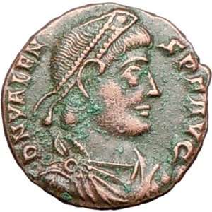  VALENS 364AD Authentic Ancient Roman Coin Victory Angel 