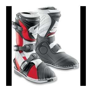  Thor Youth Quadrant Boots , Color: Red, Size: 2 XF3411 