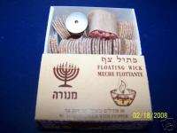 SHABBOS OIL CANDLE FLOATING WICKS 50 SMALL ROUND STYLE  