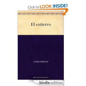El entierro (Spanish Edition) Lord Byron  Kindle Store
