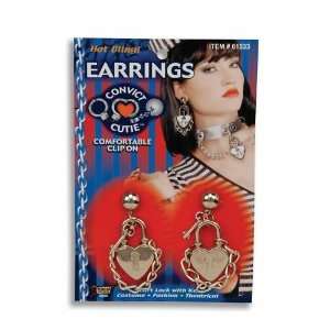  Convict Cutie Earrings Jewelry Accessory Costume [Toy 