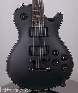   Flat Black Rosewood Fretboard Electric Guitar New 885978097081  