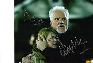 MALCOLM MCDOWELL SCOUT TAYLOR COMPTON HALLOWEEN SIGNED  