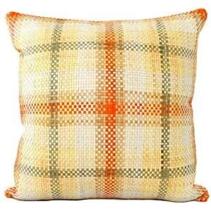  Lance Wovens The Mod Crush Leather Pillow: Home & Kitchen
