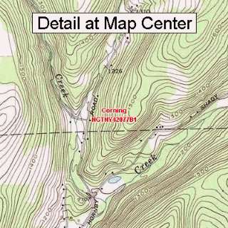 USGS Topographic Quadrangle Map   Corning, New York (Folded/Waterproof 