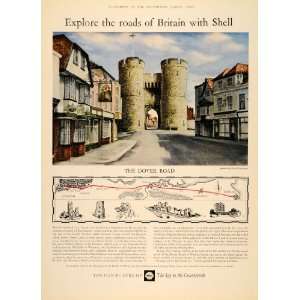 1964 Ad Shell Oil Dover Road A2 Watling Street England 