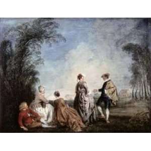  An Embarrassing Proposition Jean Antoine Watteau. 14.00 