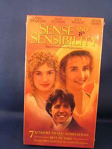 Sense and Sensibility VHS Sealed 043396115934  