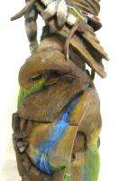 Native American Hopi Hand Carved Left Handed Hunter Kachina Doll 