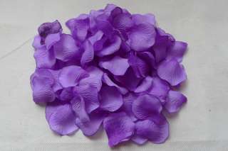 4000pc Dark Purple Silk Rose Petals Wedding Party BN  