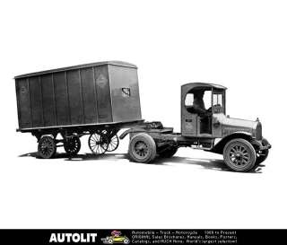1921 Mack Truck Semi Trailer Factory Photo  