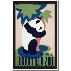  Visit the Brookfield Zoo, Vintage Reproduction, WPA Poster 