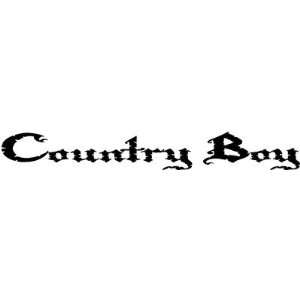COUNTRY BOY Windshield Banner Pick Your Size Custom Graphic Window 
