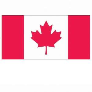   Country Flag bumper sticker decal with CANADIAN FLAG: Automotive