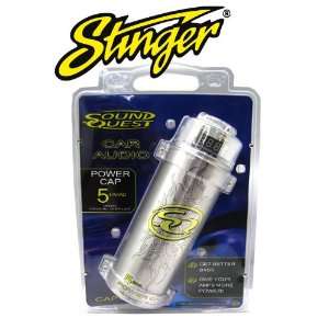  CAP5M   Stinger Sound Quest 5 Farad Capacitor New Car 