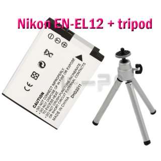   EL12 EL12 Battery for NIKON CoolPix S6000 S6100 S8000 S8100 S9100 P300