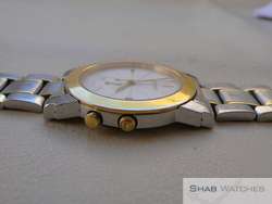 TISSOT CHRONOGRAPH GOLD PLATED & SEEL WATCH MENS.  
