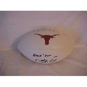  Colt McCoy Hand Signed Autographed Texas Longhorns Full 