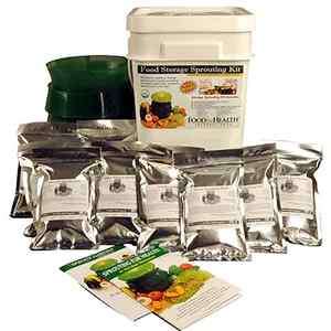 NEW Food For Health USDA Certified Organic Food Storage Seed Sprouting 
