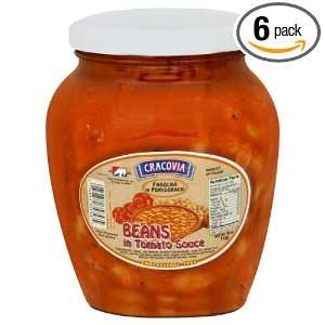 Cracovia Beans in Tomato, 25 Ounce (Pack of 6)  Grocery 