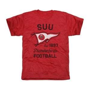  Southern Utah Thunderbirds Pennant Sport Tri Blend T Shirt 