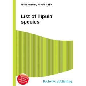  List of Tipula species Ronald Cohn Jesse Russell Books