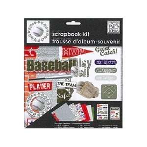   Me&My Big Ideas Kit Scrapbook 8x 8 Baseball: Arts, Crafts & Sewing