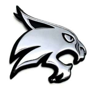  Texas State Bobcats Premium METAL Auto Emblem: Automotive