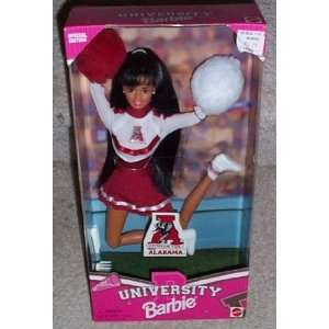    Brunette Alabama Crimson Tide University Barbie Toys & Games