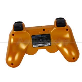   Bluetooth Controller for Sony Playstation 3 PS3 Gold 